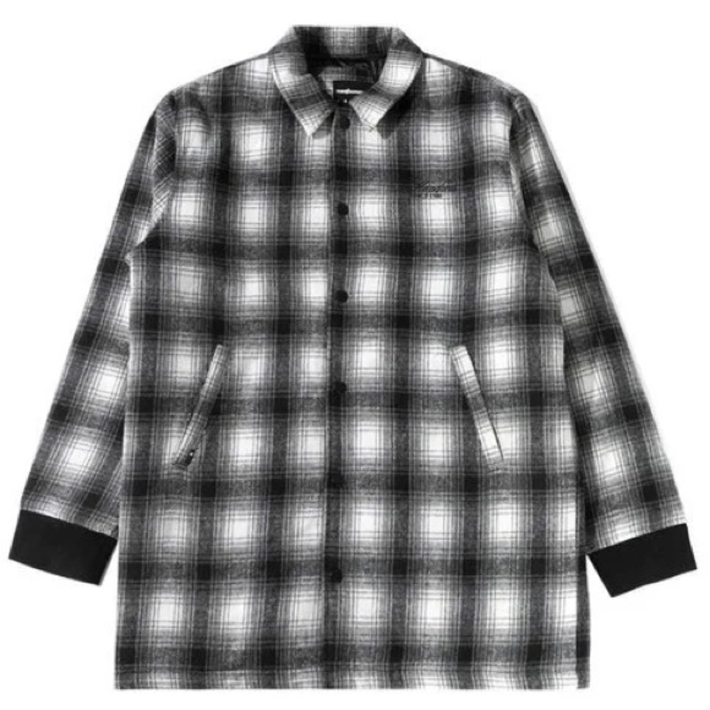 The Hundreds Monochrome Plaid Shirt Jacket